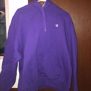 Purple champion hoodie